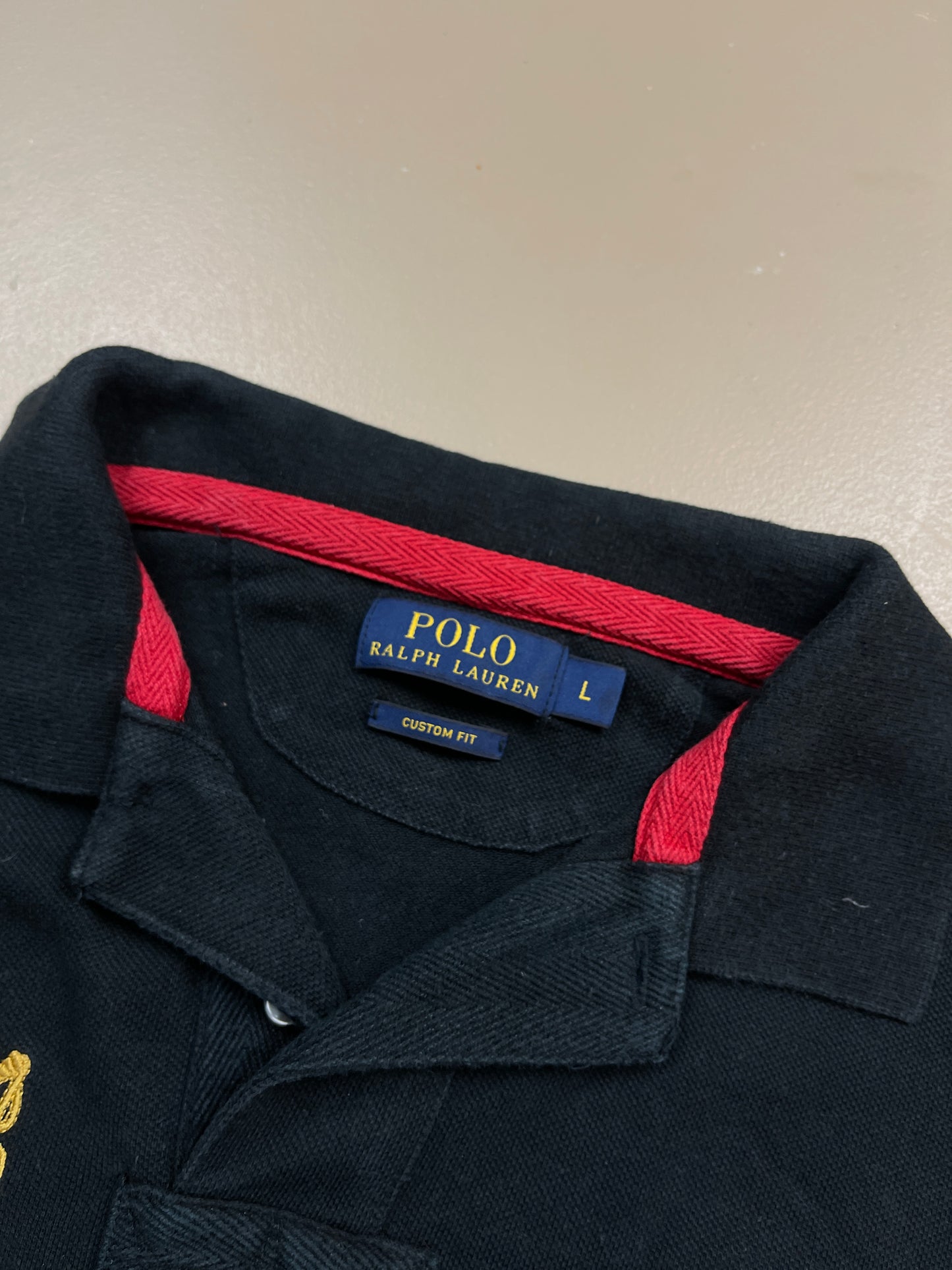 Ralph-Lauren Polo Schwarz L