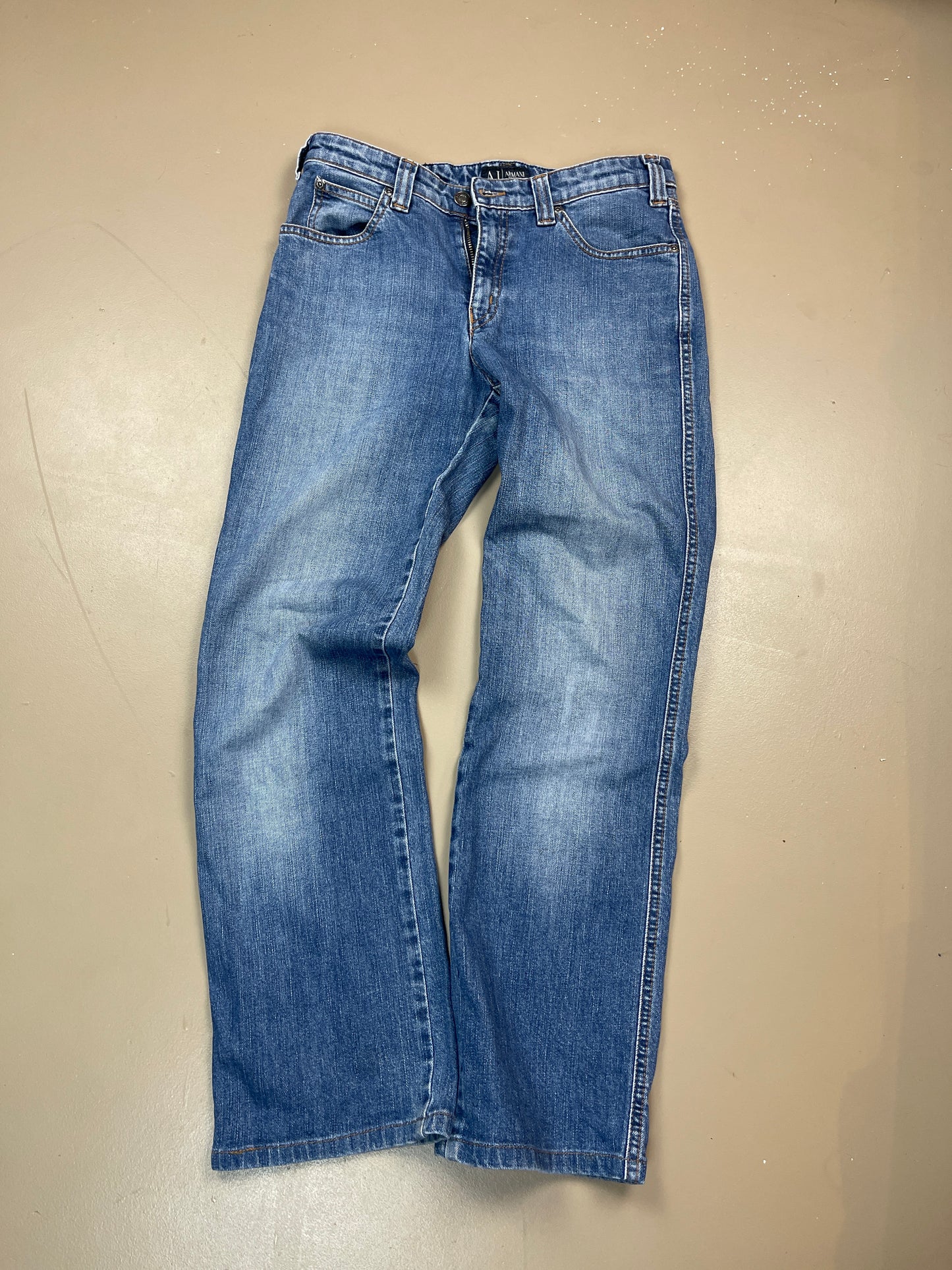 Armani Back-Print Jeans Xs